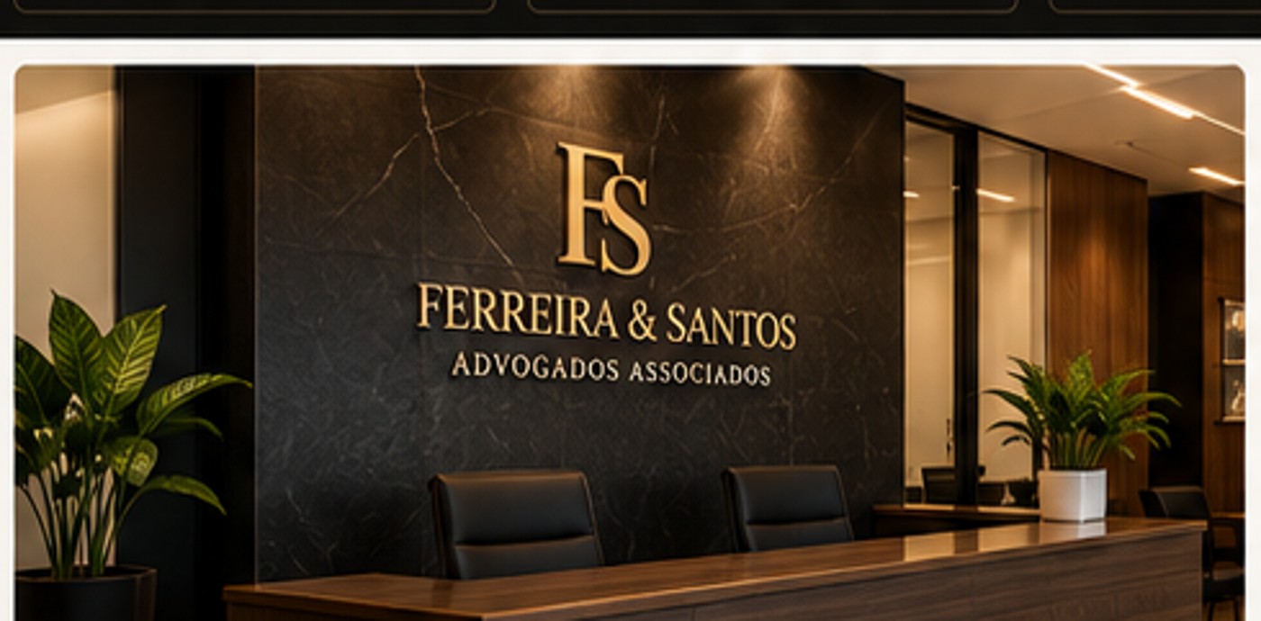 Ferreira & Santos Advogados Associados — projeto demonstrativo de site institucional criado pela RWD Digital